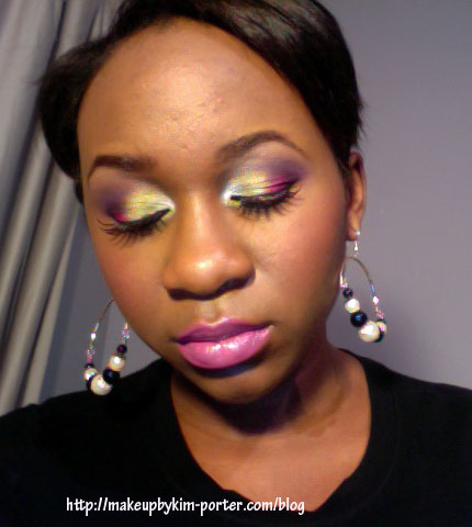  Palettes on Nicki Minaj Inspired Look    Makeup By Kim Portermakeup By Kim Porter