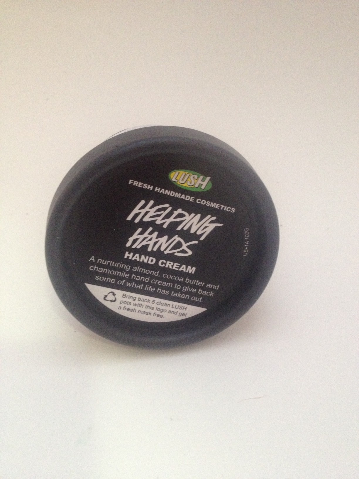 LUSH Cosmetics Helping Hands Cream