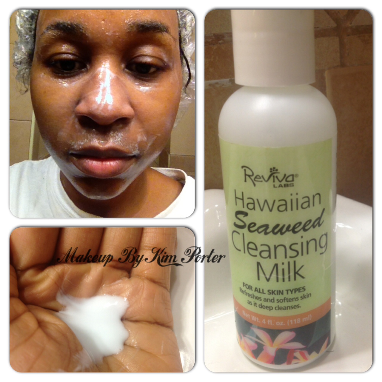 at-home spa facial reviva labs hawaiian seaweed facial cleansing milk