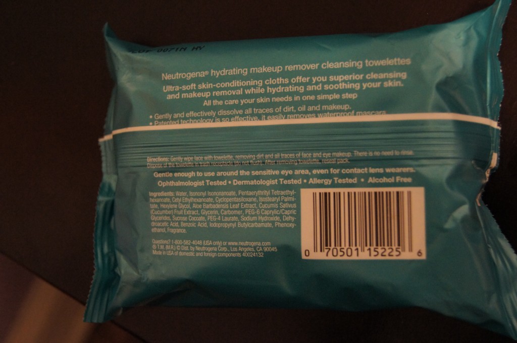 Neutrogena Makeup Remover Hydrating Cleansing Towelettes 