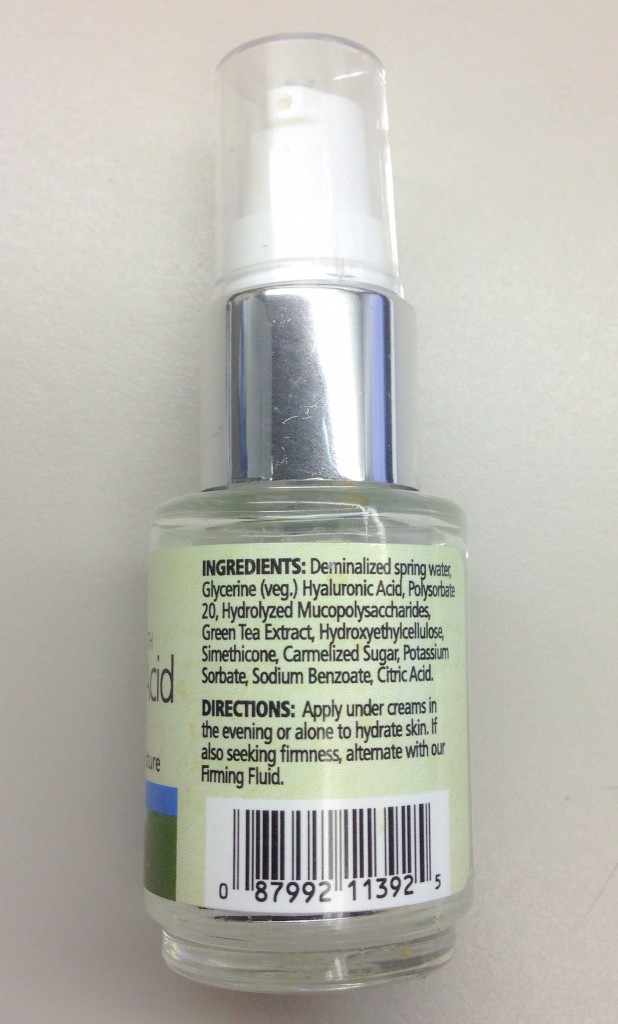 Reviva Labs Hyaluronic Acid Serum Back