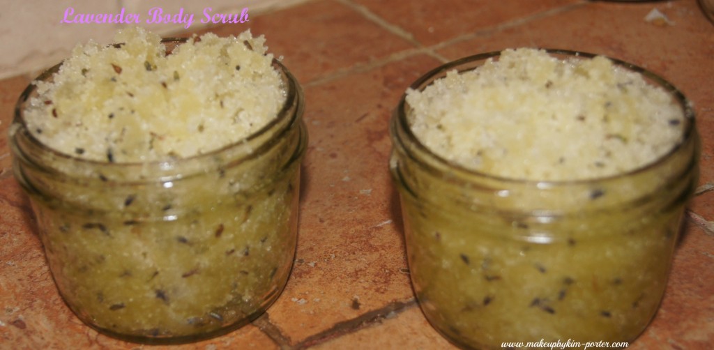 DIY Body Scrub Lavender