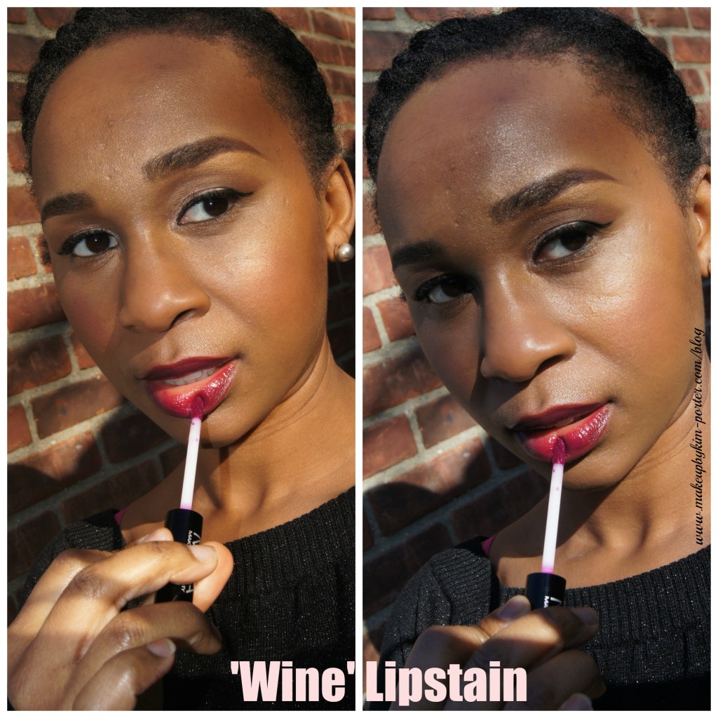 Holiday Lips MUA Makeup Academy Wine Lipstain