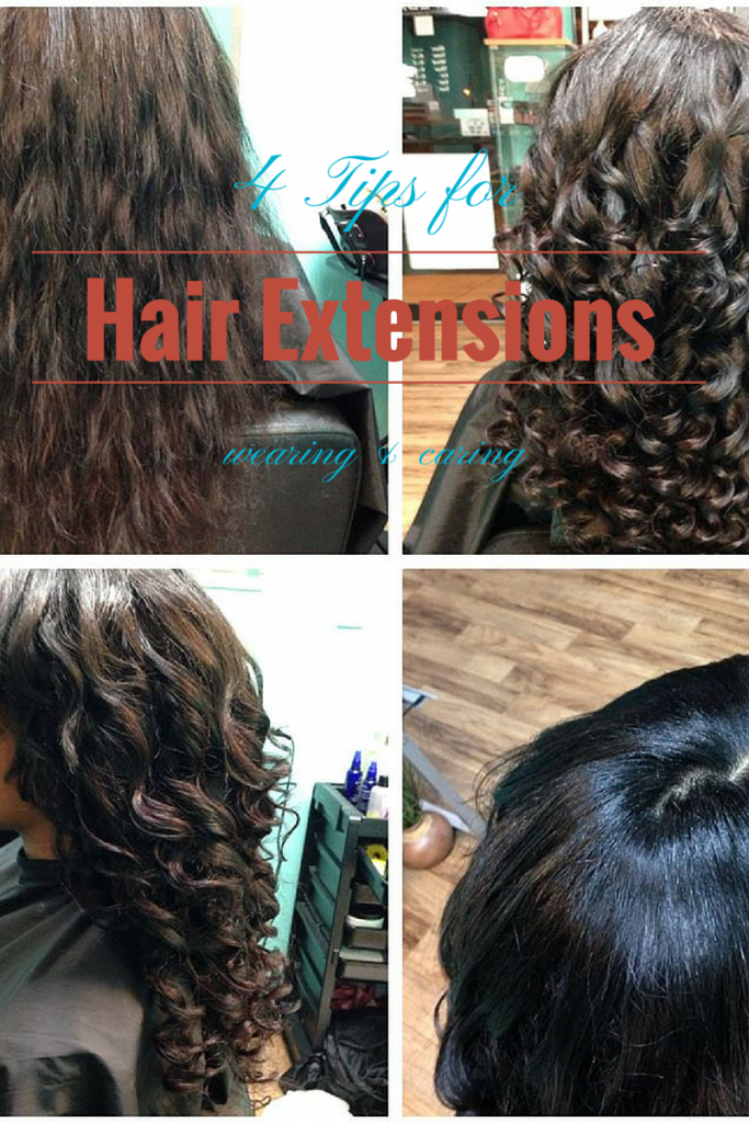 4 tips hair extensions