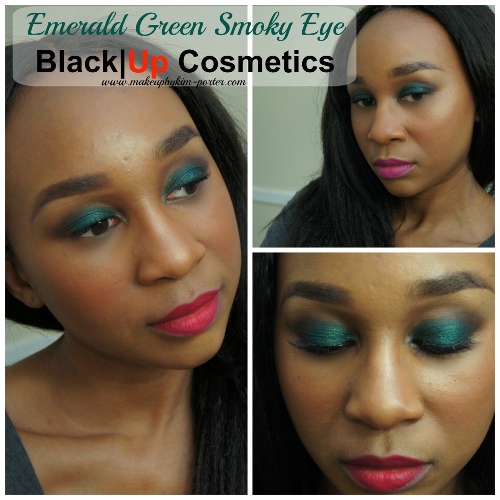 Emerald Green Smoky Eye Black|Up Cosmetics