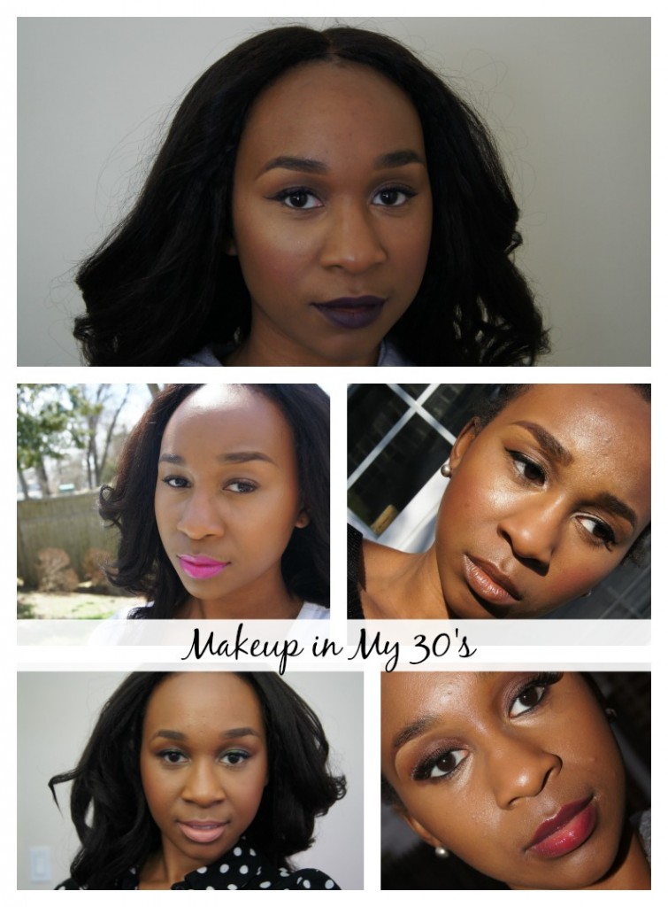 Makeup in my 30s collage