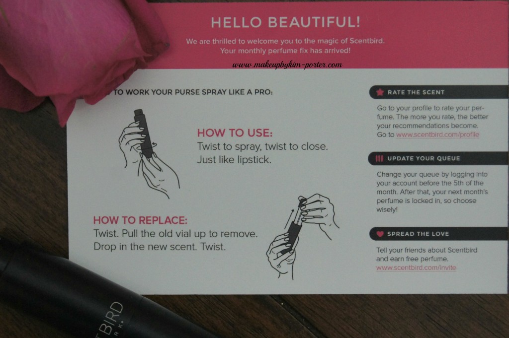 Scentbird How to Use