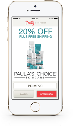 Paulas Choice White iPhone Perk